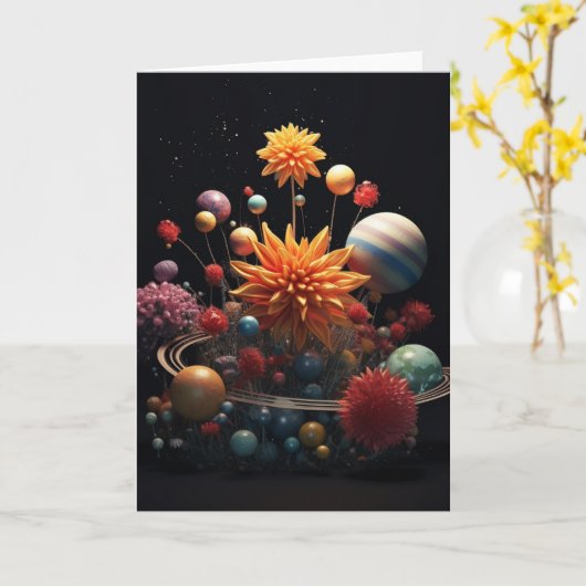 Zonnestelsel Kaart (Gele Bloem)