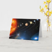 "Zonnestelsel " Kaart (Gele Bloem)