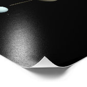 Zonnestelsel kaart foto afdruk (Hoek)