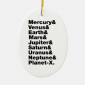Zonnestelsel Keramisch Ornament (Voorkant)