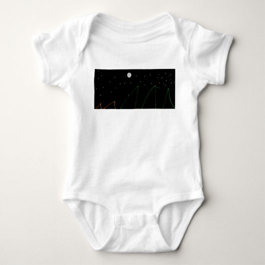 Zonnestelsel kinder romper (Voorkant)