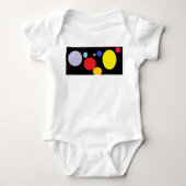 Zonnestelsel kinder romper (Voorkant)