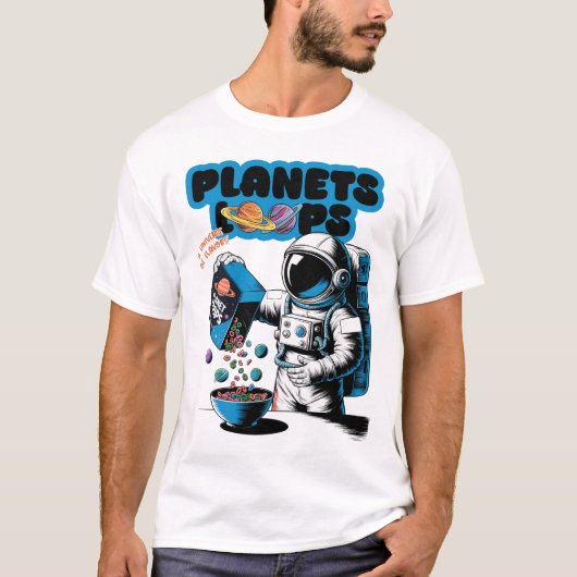 Zonnestelsel Kleurrijke Ruimteplaneten Educatief T-shirt (Voorkant)