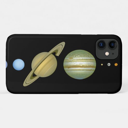 Zonnestelsel ~ Lang Uitzicht Case-Mate iPhone Case (Achterkant (horizontaal))