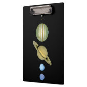 Zonnestelsel ~ Lang Uitzicht Klembord (Links)