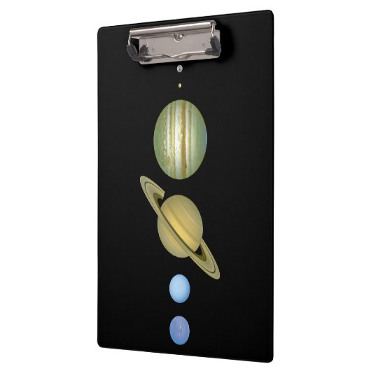 Zonnestelsel ~ Lang Uitzicht Klembord (Links)