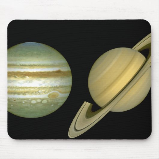 Zonnestelsel ~ Lang Uitzicht Muismat (Voorkant)