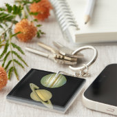 Zonnestelsel ~ Lang Uitzicht Sleutelhanger (Voorkant Rechts)