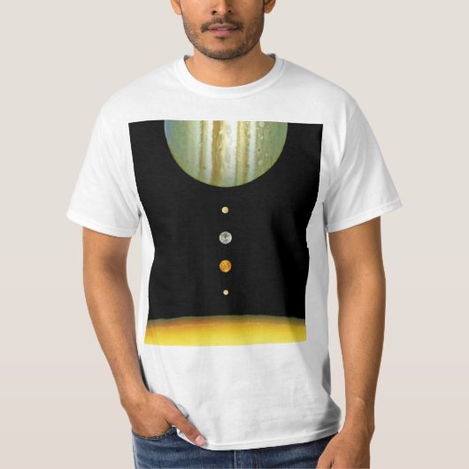 Zonnestelsel ~ Lang Uitzicht T-shirt (Voorkant)