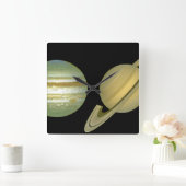 Zonnestelsel ~ Lang Uitzicht Vierkante Klok (Huis)