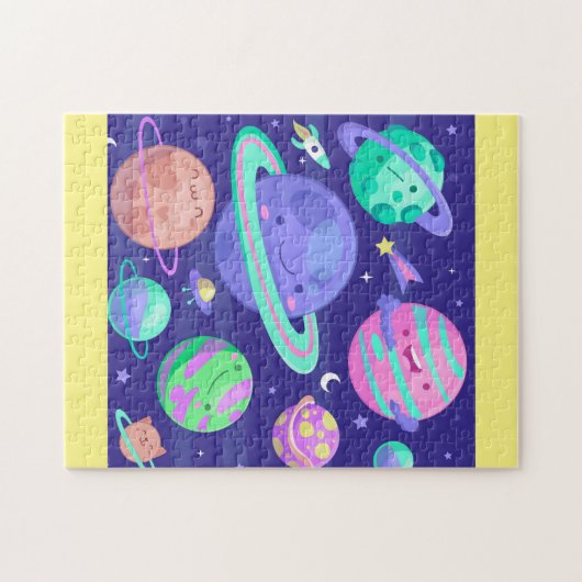 Zonnestelsel Legpuzzel (Horizontaal)