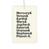 Zonnestelsel Luchtverfrisser (Voorkant)