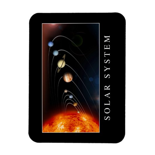Zonnestelsel Magneet (Verticaal)