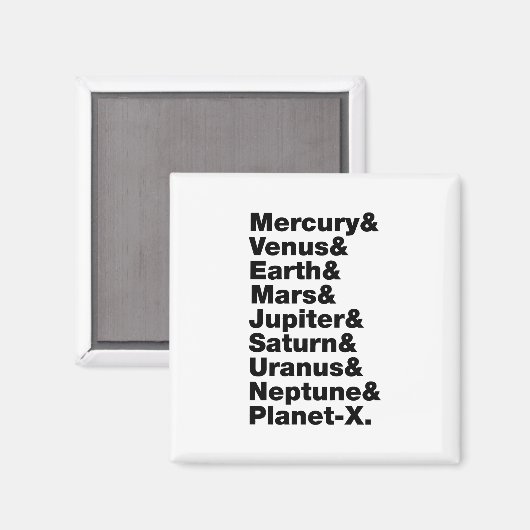 Zonnestelsel Magneet (Voorkant / Achterkant)