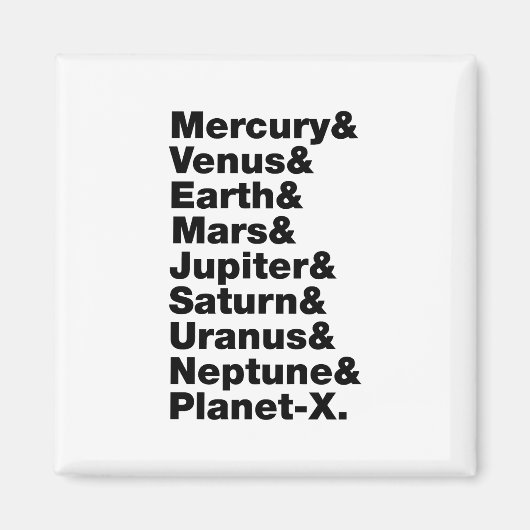 Zonnestelsel Magneet (Voorkant)