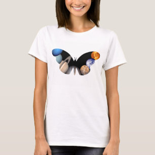 Zonnestelsel Montage JPL Planeet Foto's T-shirt