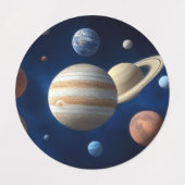 Zonnestelsel Montage Labels (Design 1)