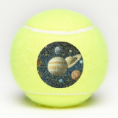 Zonnestelsel Montage Tennisballen (Achterkant)
