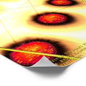 Zonnestelsel naar Mars per Martineau Poster (Hoek)