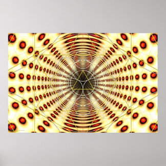 Zonnestelsel naar Mars per Martineau Poster