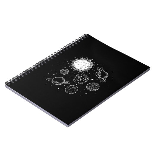 Zonnestelsel Notitieboek (Linkerzijde)