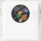 Zonnestelsel ontwerp Stickers (Tas)