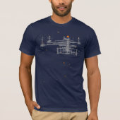 Zonnestelsel Orery in de ruimte T-shirt (Voorkant)