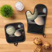 Zonnestelsel Ovenwant & Pannenlap Set (Top down)