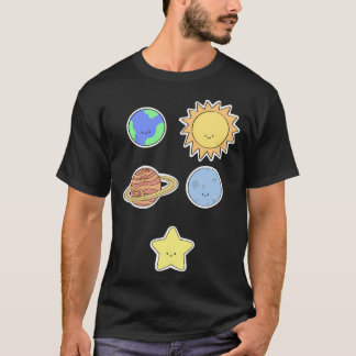 zonnestelsel-pakket t-shirt