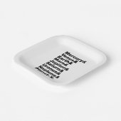 Zonnestelsel Papieren Bordje (Gebogen)