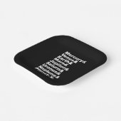 Zonnestelsel Papieren Bordje (Gebogen)