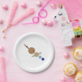 Zonnestelsel Papieren Bordje (Feest)