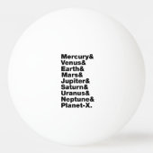 Zonnestelsel Pingpongbal (Achterkant)