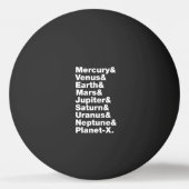 Zonnestelsel Pingpongbal (Voorkant)