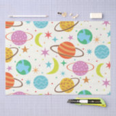 Zonnestelsel Planeet Outer Space Patroon Tissuepapier (Craft)