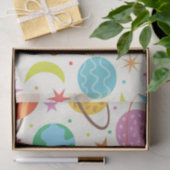 Zonnestelsel Planeet Outer Space Patroon Tissuepapier (Geschenk)