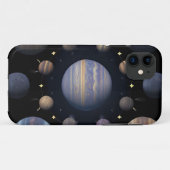 Zonnestelsel Planeten in de Ruimte Gerangschikt Case-Mate iPhone Case (Achterkant (horizontaal))