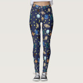 Zonnestelsel Planeten Leggings (Voorkant)