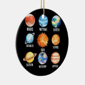 zonnestelsel Planeten Science Earth Keramisch Ornament (Rechts)