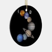 zonnestelsel planeten universum keramisch ornament (Rechts)