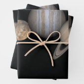 Zonnestelsel Planeten Wetenschap Illustratie Inpakpapier Vel (In situ)