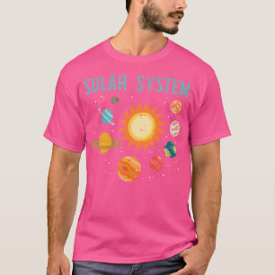 Zonnestelsel Planeten Zon Astronomie Ruimte Mannen T-shirt