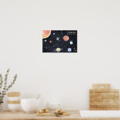 Zonnestelsel Poster (Keuken)
