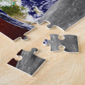 Zonnestelsel, ruimte kinderkamer, educatieve puzze legpuzzel (Zijkant)