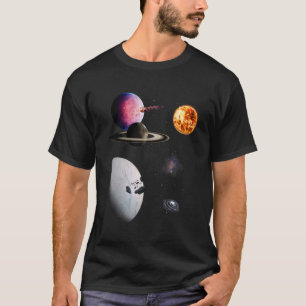 Zonnestelsel Ruimte Melkweg Ruimtevaarder Heelal V T-shirt