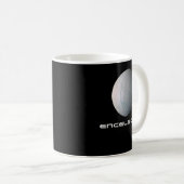 Zonnestelsel Saturn Moon Enceladus Space Astronomi Koffiemok (Voorkant rechts)