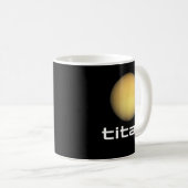 Zonnestelsel Saturn Moon Titan Space Astronomie Koffiemok (Voorkant rechts)