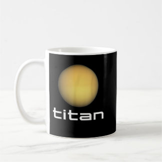 Zonnestelsel Saturn Moon Titan Space Astronomie Koffiemok