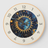 Zonnestelsel Showcase Klok (Voorkant)
