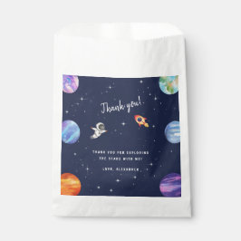 Zonnestelsel Sterren Ruimte Verjaardag Dank u Bedankzakje